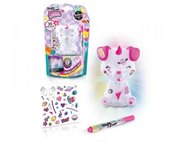 Epee Rinkinys Glowing Decocorns - DIY-dyr, hund