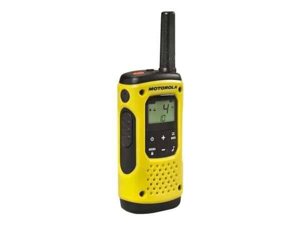 Motorola Talkabout T92 H2O, Ammattikäytön radiopuhelin (PMR), 16 kanavaa, 446.00625 - 446.19375 MHz, 10000 m, LCD, Micro-USB