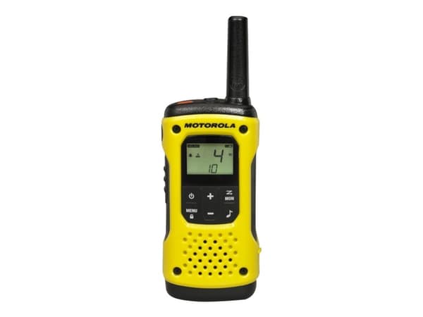 Motorola Talkabout T92 H2O, Ammattikäytön radiopuhelin (PMR), 16 kanavaa, 446.00625 - 446.19375 MHz, 10000 m, LCD, Micro-USB