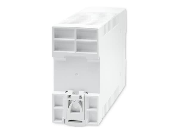 Qoltec - Strømforsyning (DIN-skinnemonterbar) - with UPS function - AC 220-240 V - 40 watt - hvit