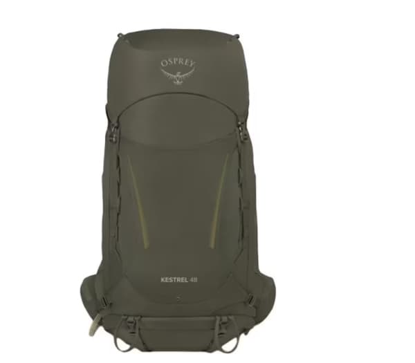 Trekking Rygsæk Osprey Kestrel 48 khaki S / M