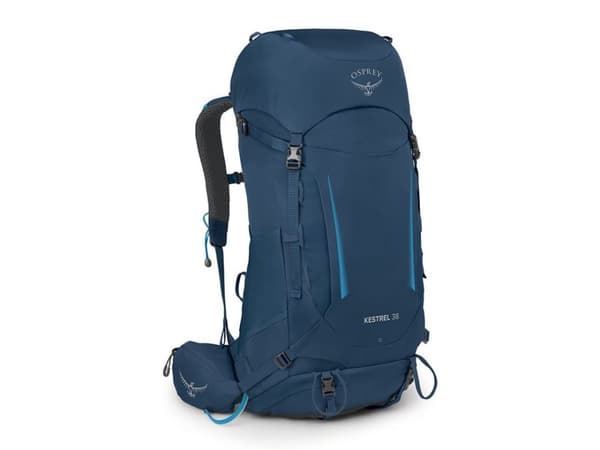 Trekkingrygsæk til mænd Osprey Kestrel 38 marineblå L/XL