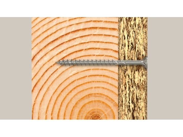 Fischer Power-Fast II 670384 Spånskivskruvar 5 mm 90 mm T-profil Stål Galvaniserad 100 st
