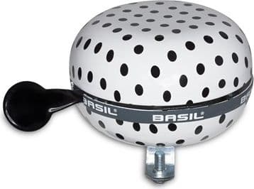Basil Polkadot, Ringeklokke, Svart, Hvit
