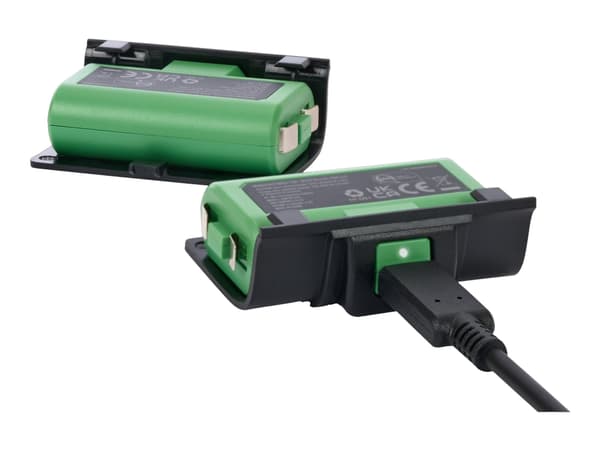 PowerA XBPW0119-01, Xbox Series S, Xbox Series X, Gaming controller battery, Green, USB, Wired, 1100 mAh