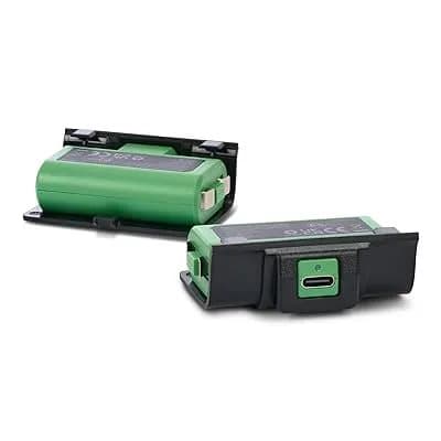 PowerA XBPW0119-01, Xbox Series S, Xbox Series X, Gaming controller battery, Green, USB, Wired, 1100 mAh