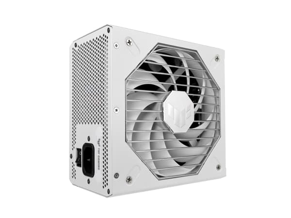 ASUS TUF Gaming - White Edition - strømforsyning (intern) - ATX12V 3.0/ EPS12V - 80 PLUS Gold - AC 100-240 V - 1000 watt - aktiv PFC - hvit