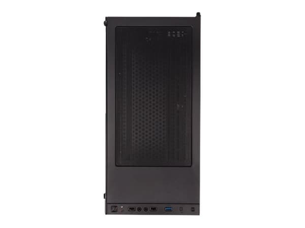 Kolink Stronghold - Tower - utökad ATX - genomskinlig sidopanel (härdat glas) - ingen strömförsörjning (ATX) - svart - USB/ljud