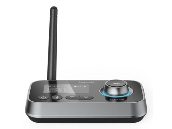 Hama Link.it duo, Bluetooth, 3,5 mm, 10 m, Svart, USB, Ljud (3?5mm), RCA, USB typ A till USB typ C