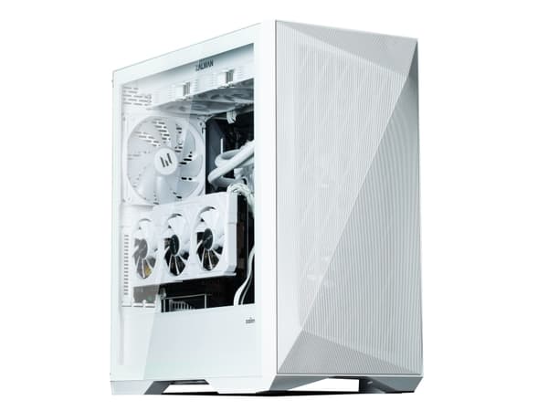 Zalman Z9 Iceberg MS White, Midi Tower, PC, Vit, ATX, EATX, micro ATX, Mini-ITX, Plast, Stål, Härdat glas, 18,5 cm