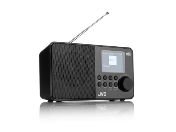 JVC DAB-radio RA-E611B-DAB musta