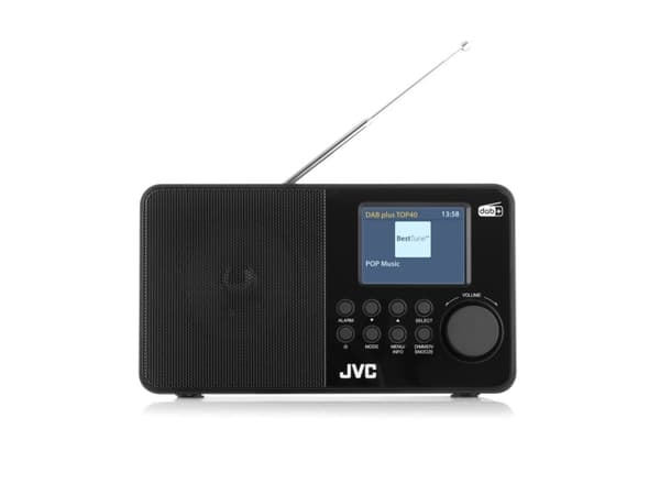 JVC DAB-radio RA-E611B-DAB musta