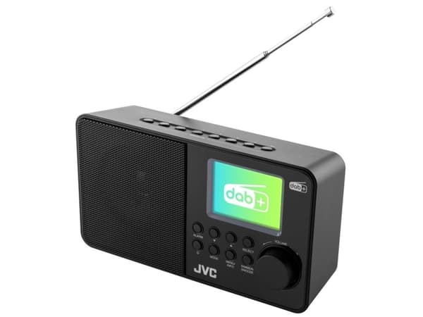 JVC DAB-radio RA-E611B-DAB musta