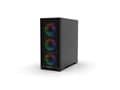 Miniatyrbild 3 av 5: Inca EMG-17XB, Midi Tower, PC, Svart, ATX, micro ATX, Mini-ITX, ABS, Metall, Spela