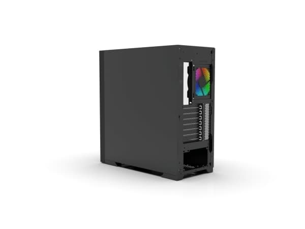 Inca EMG-15XB, Midi Tower, PC, Svart, ATX, micro ATX, Mini-ATX, ABS, Metall, Spela