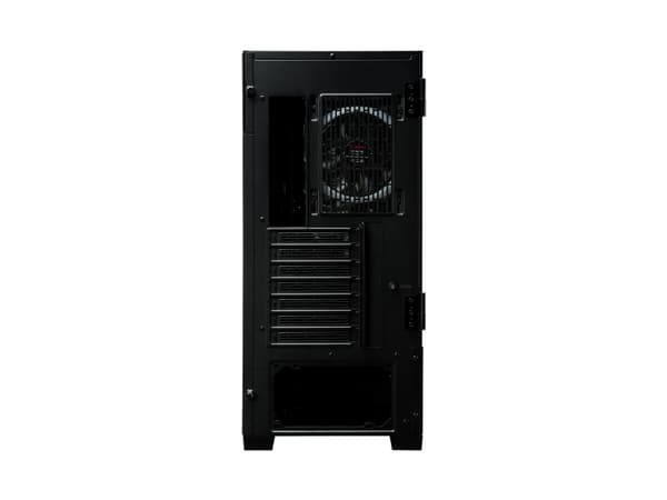 Enermax ENERMAXK8 - Tower - ATX - genomskinlig sidopanel (härdat glas) - ingen strömförsörjning (ATX) - midnattssvart - USB/ljud