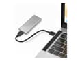 Miniatyrbild 4 av 5: Qoltec - Förvaringslåda - NGFF - M.2 - SATA 6Gb/s - USB 3.0 - silver