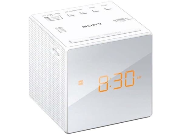 Sony Klockradio, Klockradio, AM, FM, 87,5 - 108 MHz, 531 - 1602 kHz, 0,1 W, 6,6 cm