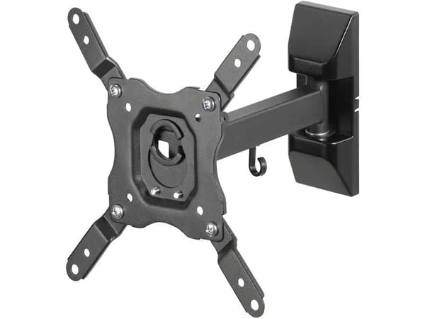 Vivanco BMO 6020, 109,2 cm (43"), 75 x 75 mm, 200 x 200 mm, -5 - 15°, -90 - 90°, Sort