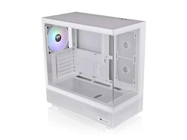 Thermaltake View 270 TG ARGB Snow - Mid tower - utökad ATX - genomskinlig sidopanel (härdat glas) - ingen strömförsörjning (PS/2) - snö - USB/ljud