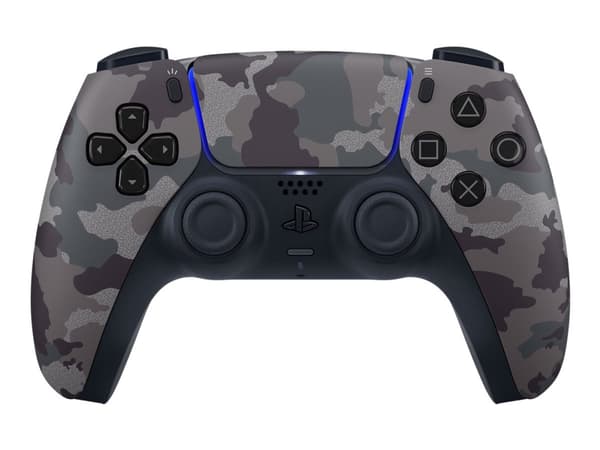 Sony DualSense - Håndkonsoll - trådløs - Bluetooth - grå kamuflasje - for Sony PlayStation 5