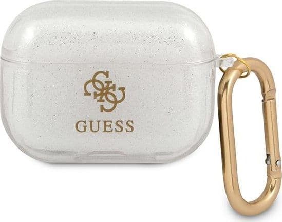 GUESS GUAPUCG4GT AIRPODS PRO gjennomsiktig glitterdeksel