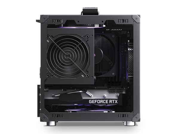 Jonsbo C6, Mini Tower, PC, musta, ITX, mikro ATX, teräs, pelit