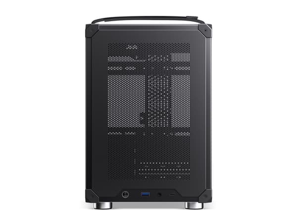 Jonsbo C6, Mini Tower, PC, musta, ITX, mikro ATX, teräs, pelit