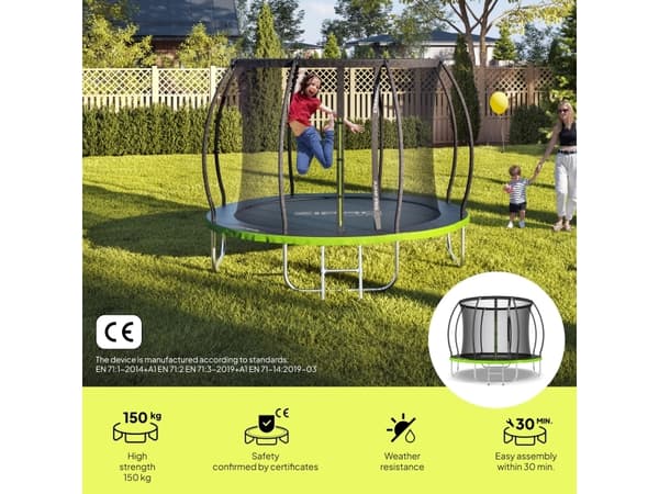 Jump Pro Premium med indvendigt net 8FT 252cm