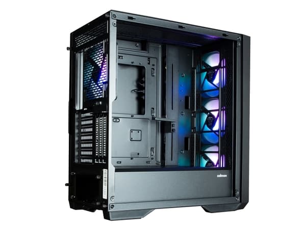 Zalman Z9 Iceberg MS - Mid tower - utvidet ATX (E-ATX) - sidepanel med vindu (herdet glass) - ingen strømforsyning - svart - USB/lyd
