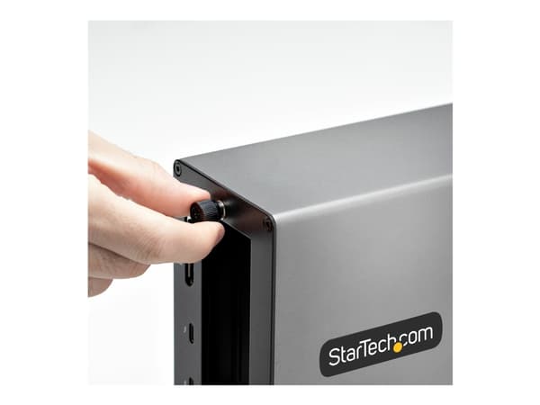 StarTech.com Thunderbolt 3 PCIe Expansion Chassis, Enclosure Box W/Dual PCI-E Slots, External PCIe Slots for Laptops/Desktops/All-In-Ones, 8K/4K Outp
