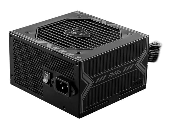 MSI MPG A750BN - Strømforsyning (intern) - ATX12V - 80 PLUS Bronze - AC 100-240 V - 750 watt - aktiv PFC Sort