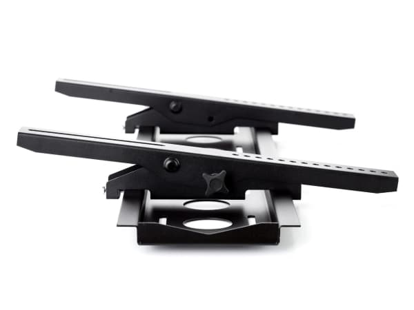 EDBAK TWB2 - Monteringssett (veggmontering) - for LCD-skjerm - stål - svart, RAL 9005 - skjermstørrelse: 37"-60" - veggmonterbar