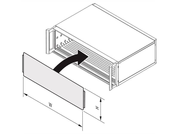 Schroff 34571610 Frontpanel 1 st