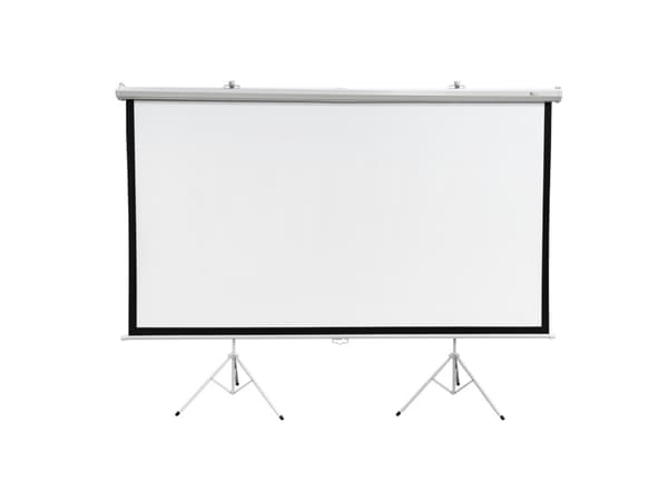 Extralink projektionsduk 120" | projektionsduk | 16:9, 266x149cm, PVC, halvautomatisk upprullning Vit