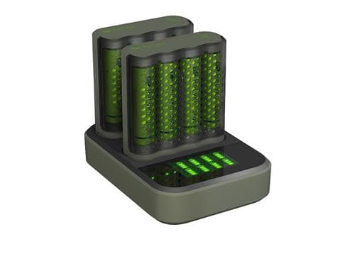GP Batteries ReCyko M451, Nikkelmetallhydrid (NiMH), AA, AAA, 8 stykker, Batterier medfølger