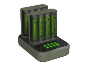 GP Batteries ReCyko M451, Nikkelmetallhydrid (NiMH), AA, AAA, 8 stykker, Batterier medfølger