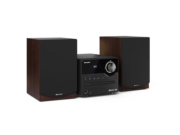 Musikanläggning Sharp XL-B512(BR) Hi-Fi Micro System, CD/FM/USB/Bluetooth v5.0, 45W, Brun Sharp | Hi-Fi Micro System | XL-B512(BR) | USB-port | AUX-i