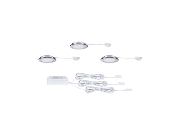 Paulmann LED-kaappivalaisin LED (RGB) 2,5 W neutraali valkoinen kromi