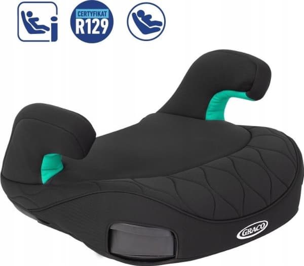 Graco 8CV799MDNEU, Uten rygg, 2-3 (15 - 36 kg; 3.5 - 12 år), Armlene, 2,7 kg, Sort, Vaskbart trekk