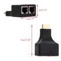 Miniatyrbild 3 av 4: 2x HDMI till RJ45 Dual Port Förlängare upp till 30m