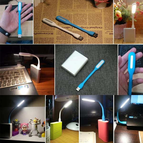 Flexible USB LED Night Light Portable Super Bright Small Reading Lamp Book Lamps For Power Bank Computer PC Laptop