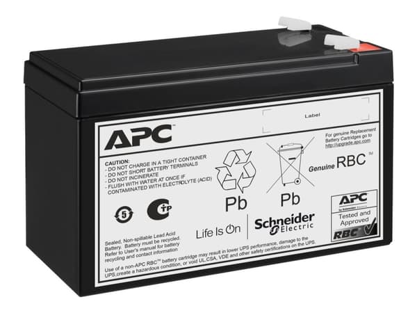 APC Replacement Battery Cartridge #176 - UPS-batteri - 6 x batteri - blysyre - 7 Ah - svart