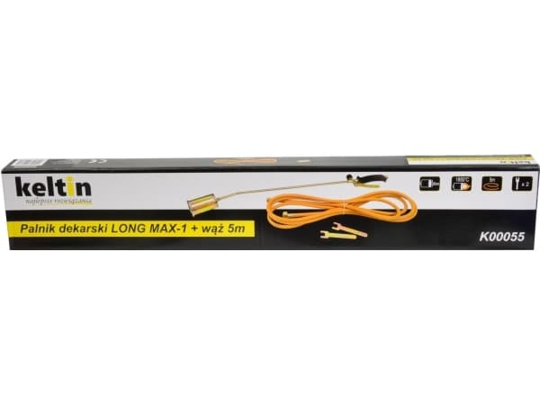 Geko LONG MAX-1 takbrenner + 5m slange (K00055)