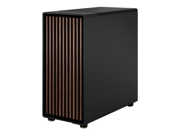 Fractal Design North XL - Tower - utökad ATX - genomskinlig sidopanel (härdat glas) - ingen strömförsörjning (ATX) - kolsvart - USB/Audio/Mic