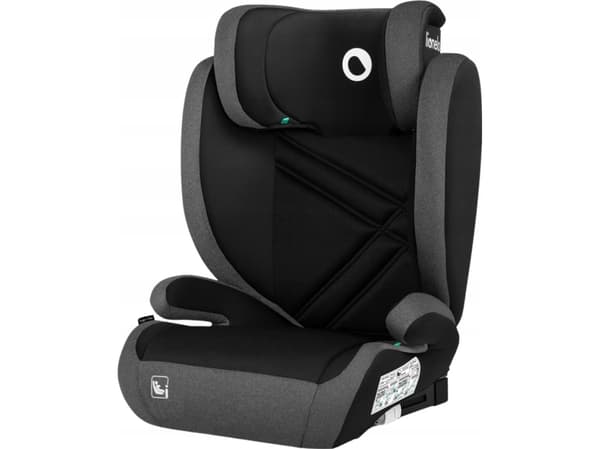 LIONELO car seat HUGO I-SIZE black grey 100-150cm