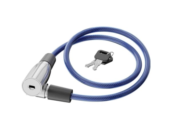 BASI ZR 300, Kabellås, Blå, 550 mm, 122 g, 6 mm, 2 stykker