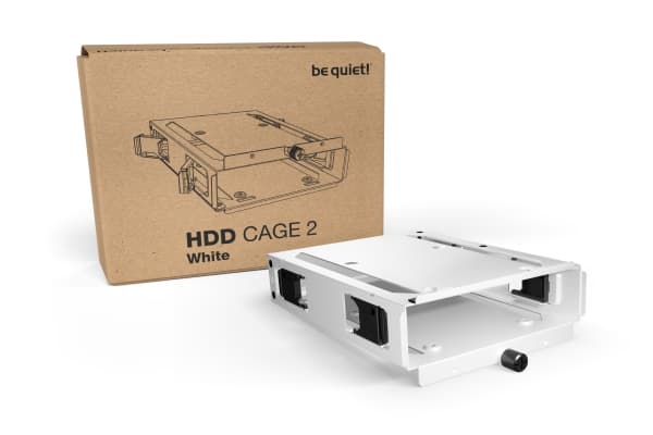 be quiet! BGA13, Universel, HDD bur, Hvid, 2,5,3,5", Dark Base 901-serien, Dark Base 701-serien, Shadow Base 800-serien, 113 mm
