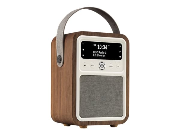 ViewQuest Monty - kannettava DAB-radio - 10 Watt - pähkinäpuu