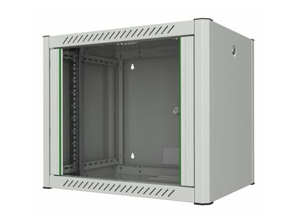 LOGON RWP09U45WH, Seinään asennettava laitekehikko, 9U, Näppäinlukko, 19 kg, Valkoinen
